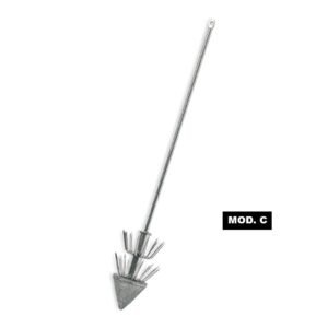 <p>Sele Octopus Hook je metalna udica za lignje korisna za lov lignji i kalamata. Pribor za ribolov s čeličnom drškom i dvostrukom košarom od nehrđajućeg čelika.</p>