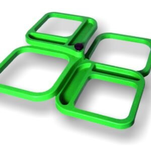 <p>Praktični i kompaktni sklopivi držač za kutije. Model s četiri pretinca: dva za male kutije (stavka 54) i dva za velike kutije (stavka 55