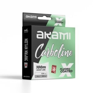 <p>Akami CARBOLINE FLUOROCOATED je fluoropremazani monofil japanske tehnologije