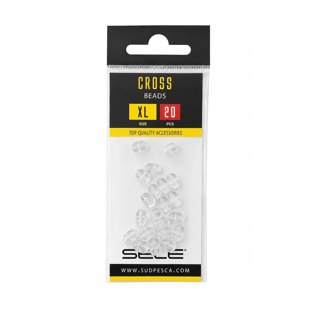 Sele Cross Beads - križne perle za izradu jigova i opreme za ribolov. Idealno za surfcasting