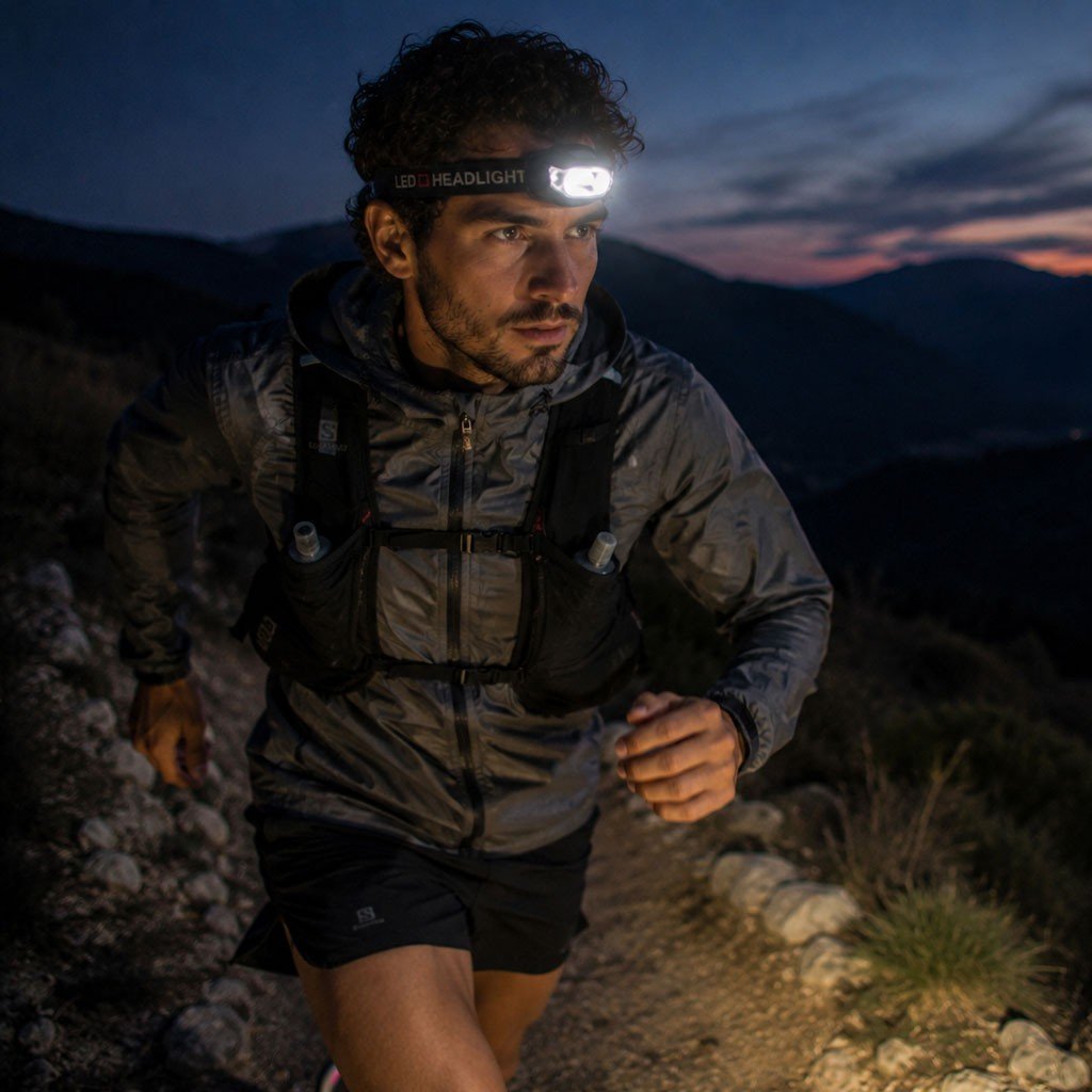 STORM RIDER FL-638 Punjiva USB-C COB LED naglavna svjetiljka IP65 180 lumena - Slika 7